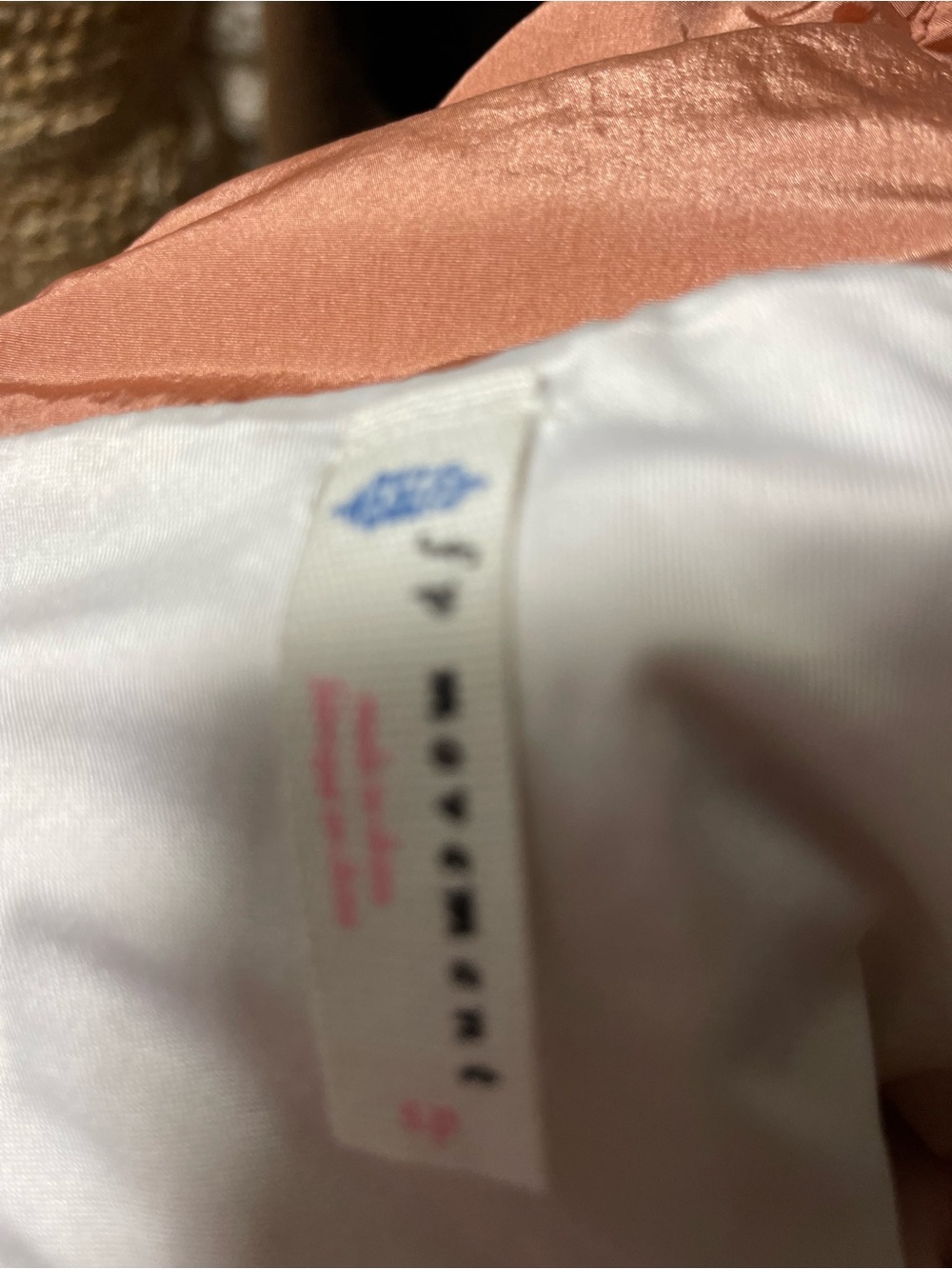 Free people size small Women's High-Waist Smocked Shorts — Peach Pink - Picture 6 of 6